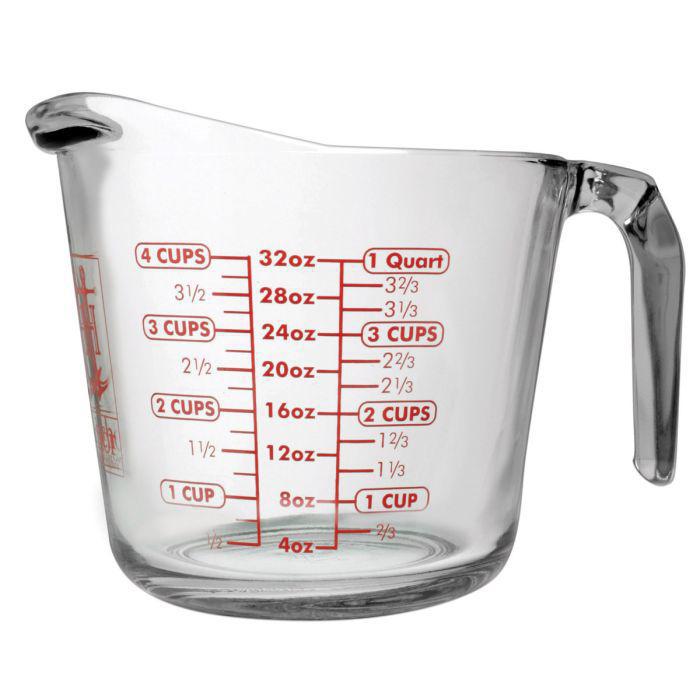 Anchor Glass Measuring Cup, 4 Cup Anchor Glass Measuring Cup, 4 Cup