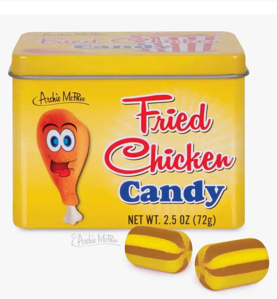Archie Mcphee Fried Chicken Candy Tin