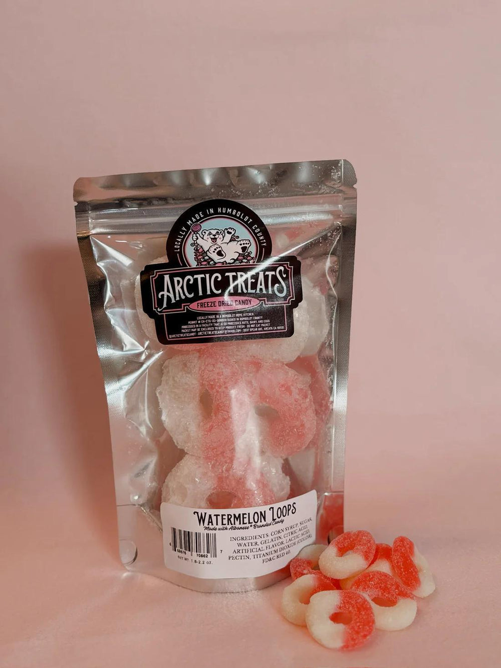 Arctic Treats Freeze-Dried Watermelon Rings or Peach Loops Arctic Treats Freeze-Dried Watermelon Rings or Peach Loops