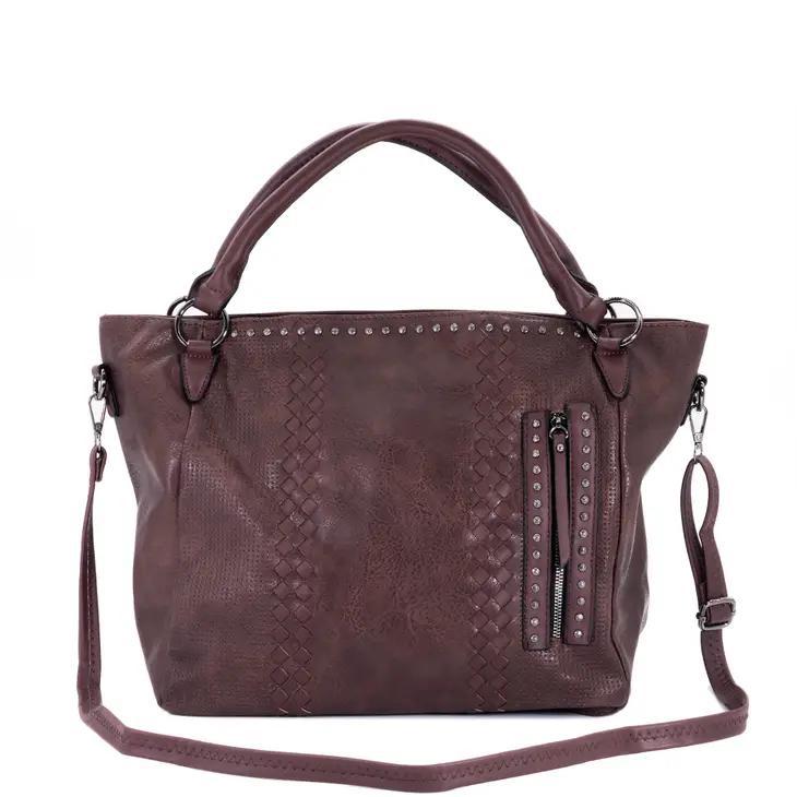 Ashlyn Oversized Tote | Dark Brown