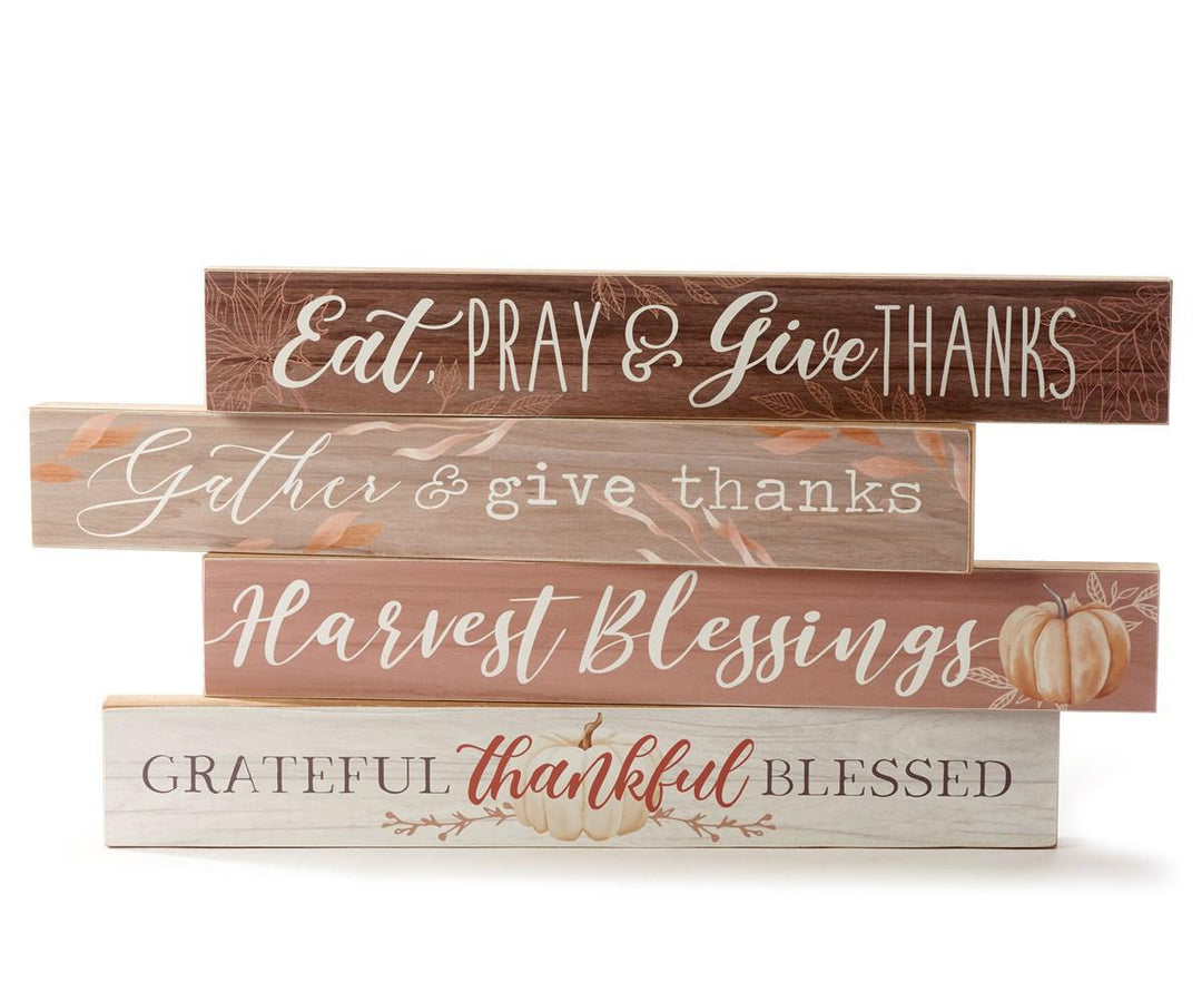 Autumn Desk Block Sign