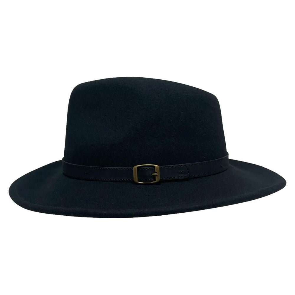 Boondocks Felt Cowboy Hat | Black Boondocks Felt Cowboy Hat | Black