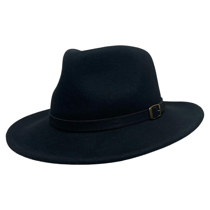 Boondocks Felt Cowboy Hat | Black Boondocks Felt Cowboy Hat | Black