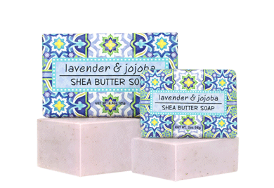 Botanical Shea Butter Bar Soap | Lavender & Jojoba Botanical Shea Butter Bar Soap | Lavender & Jojoba