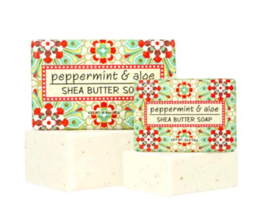 Botanical Shea Butter Bar Soap | Peppermint & Aloe Botanical Shea Butter Bar Soap | Peppermint & Aloe