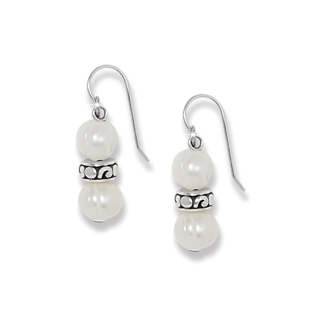 Brighton Contempo Heart Pearl French Wire Earrings Brighton Contempo Heart Pearl French Wire Earrings
