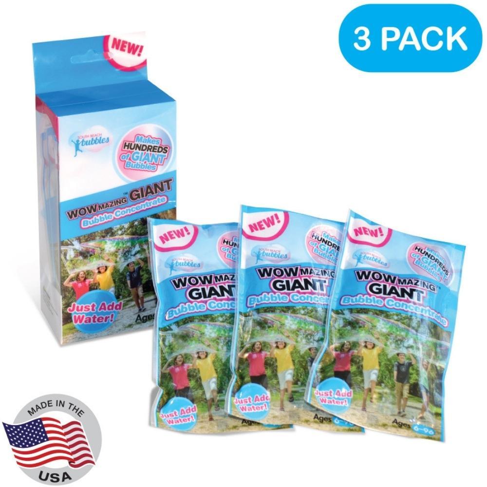 Giant WOWmazing Bubble Kit Bubble Concentrate Refill 3 pack Giant WOWmazing Bubble Kit