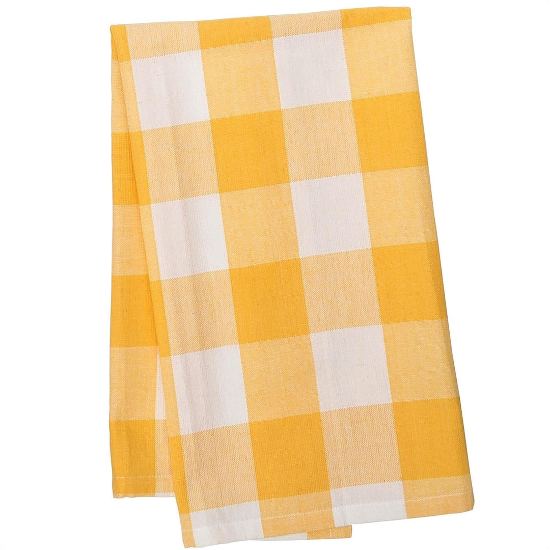 Buffalo Check Kitchen Dishtowel Sunrise Buffalo Check Kitchen Dishtowel Sunrise