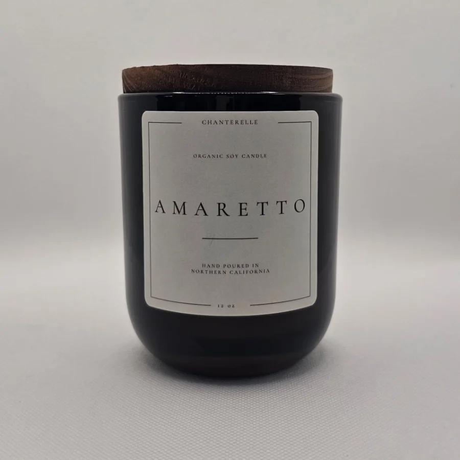 Chanterelle Candle 12 Oz Smoke Sonoma Jar | Amaretto