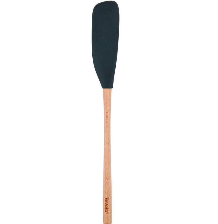 Tovolo Flex-Core Wood Handled Jar Scraper Charcoal