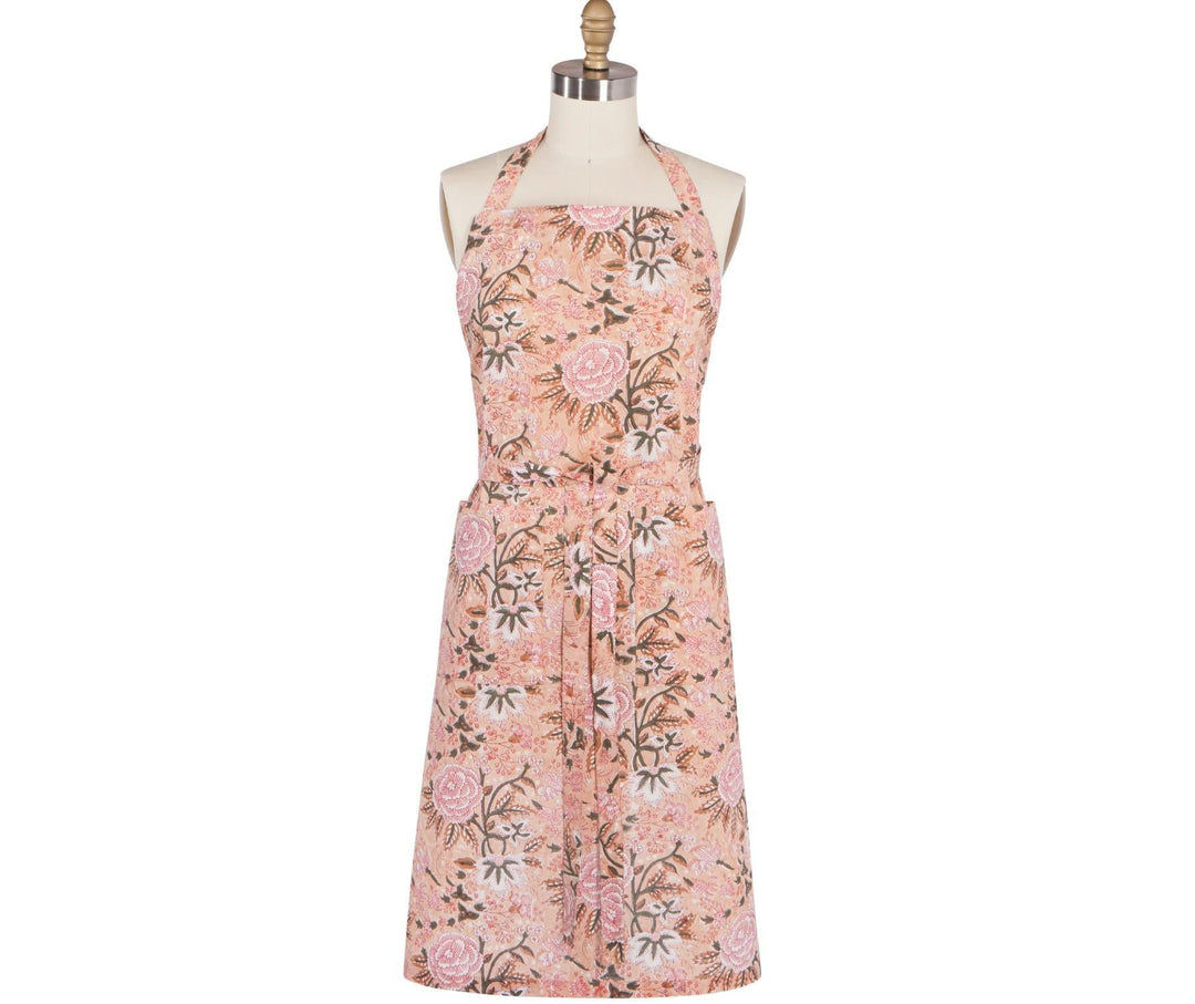 Chef Apron | Block Print Blossom