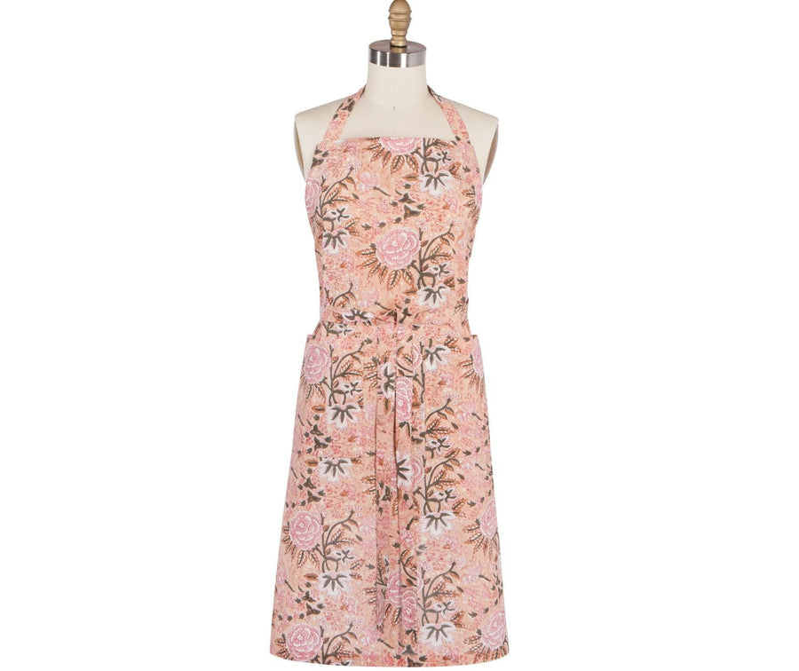 Chef Apron | Block Print Blossom