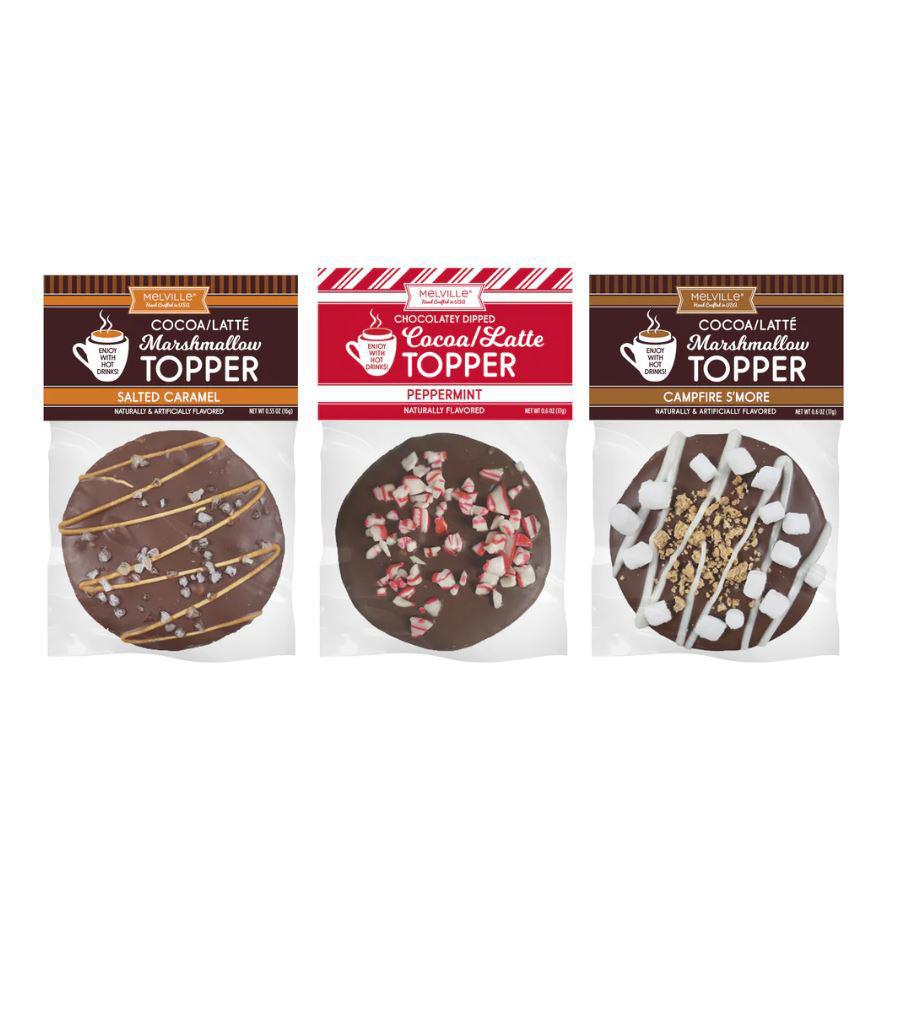 Chocolate-Dipped Marshmallow Toppers