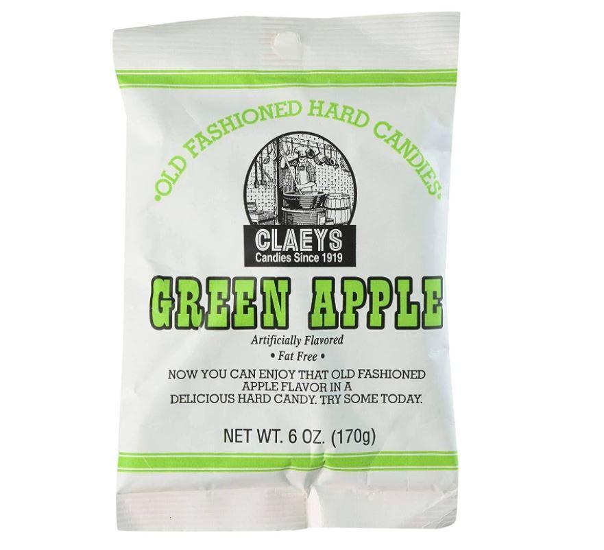 Claeys Old Fashioned Hard Candy | Green Apple Claeys Old Fashioned Hard Candy | Green Apple