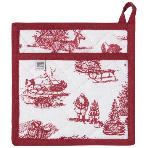 Classic Potholder | Winter Toile
