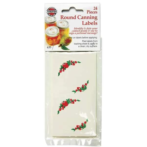 Round Canning Labels color Round Canning Labels