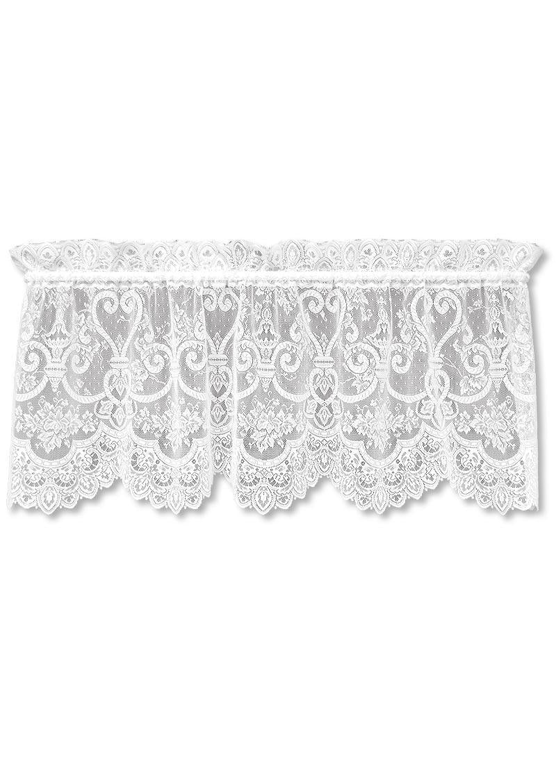 Heritage Lace Curtains | English Ivy Valance Ecru 60" x 22"