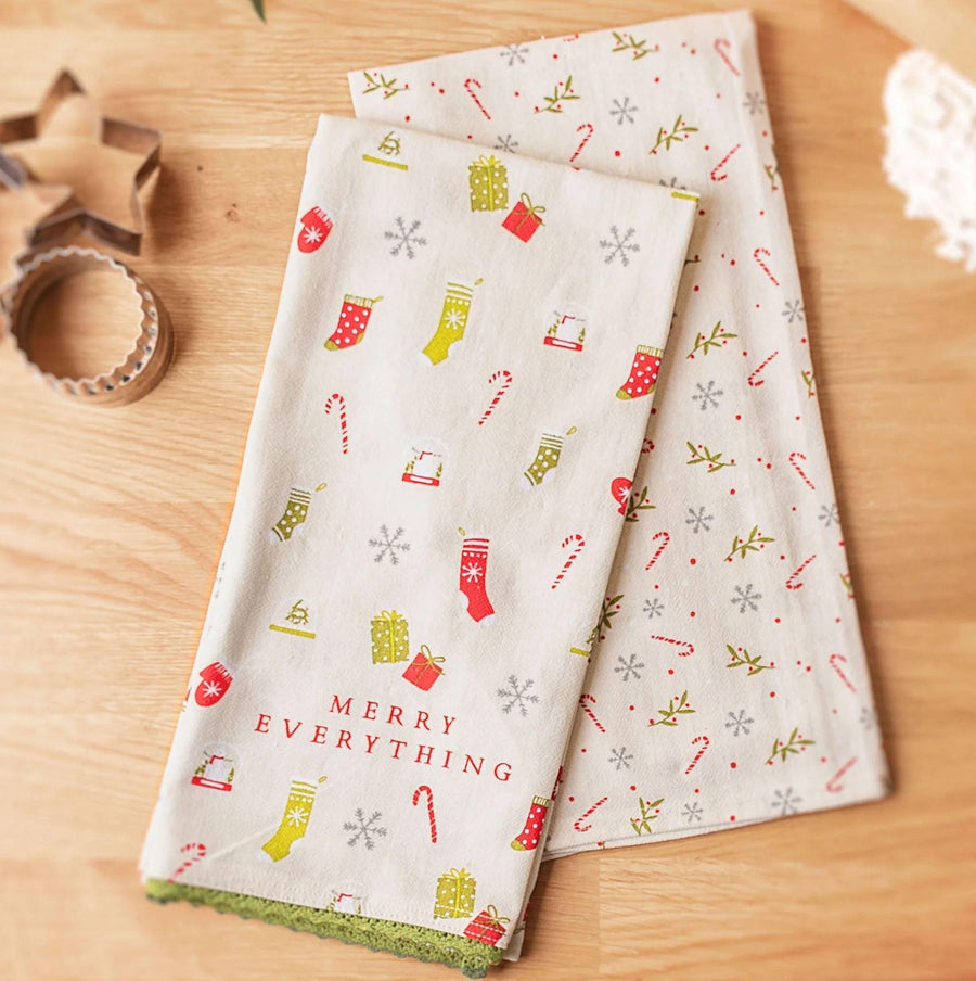 Flour Sack Tea Towels With Charm