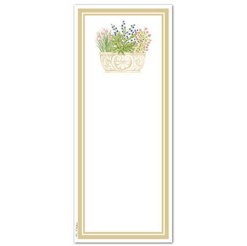 Flour Sack Towel & Magnetic Note Pad Gift Set | Herb Planter