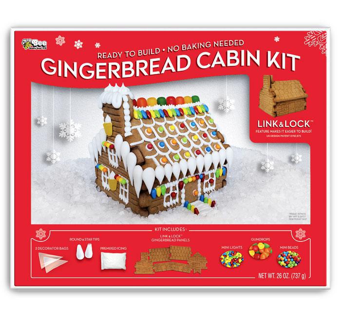 Gingerbread Alpine Cabin Kit