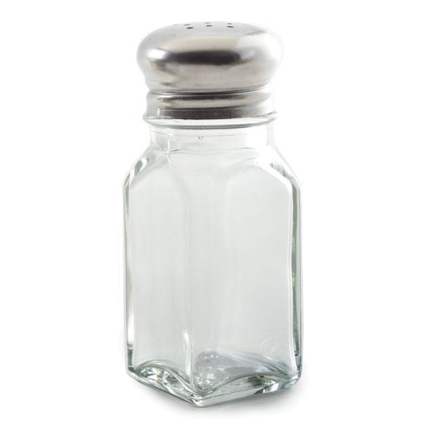 Glass Salt or Pepper Shaker
