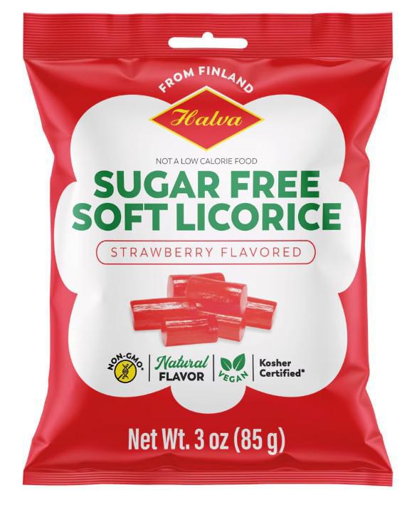 Halva European Style Sugar-Free Strawberry Licorice Halva European Style Sugar-Free Strawberry Licorice