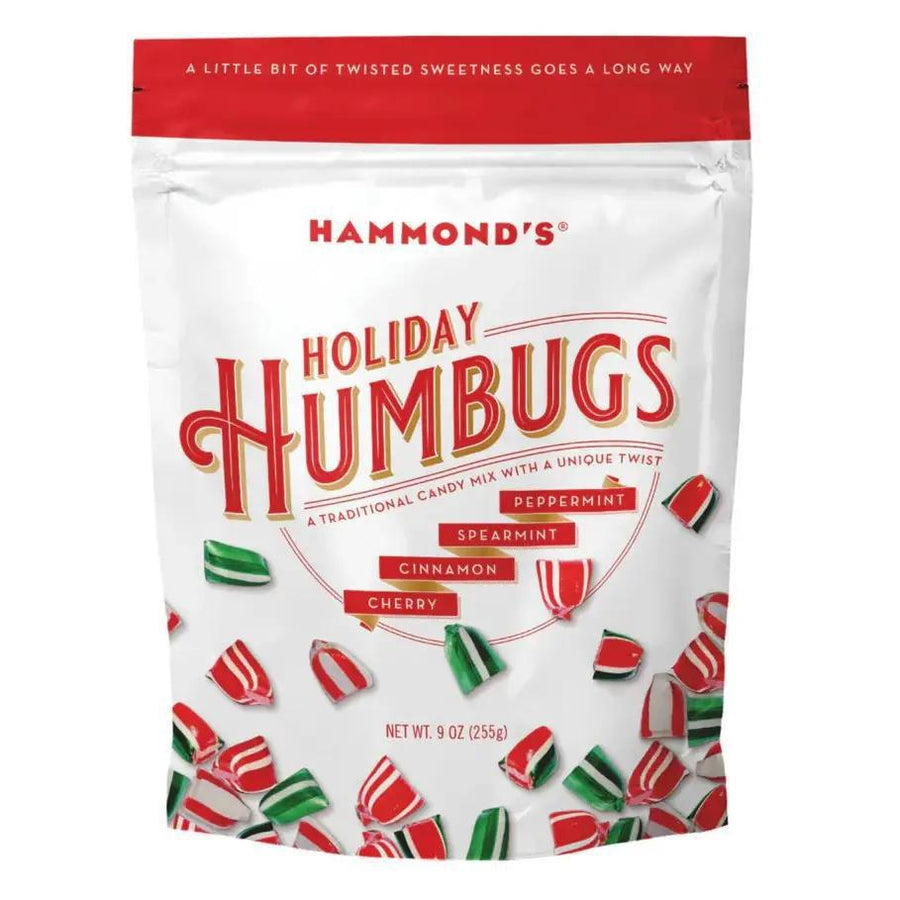 Hammond's Candy Holiday Humbugs - 9 oz Resealable Bag Hammond's Candy Holiday Humbugs - 9 oz Resealable Bag
