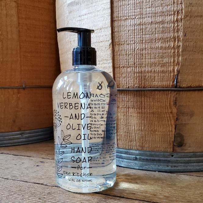 Hand Soap for the Kitchen | Lemon Verbena & Olive Oil Hand Soap for the Kitchen | Lemon Verbena & Olive Oil
