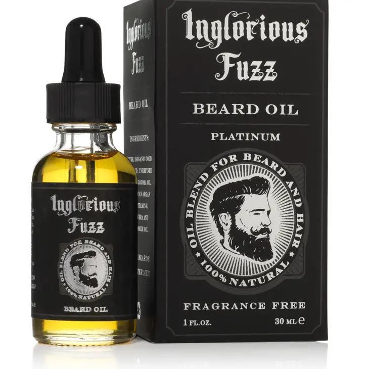 Inglorious Fuzz Platinum Beard Oil