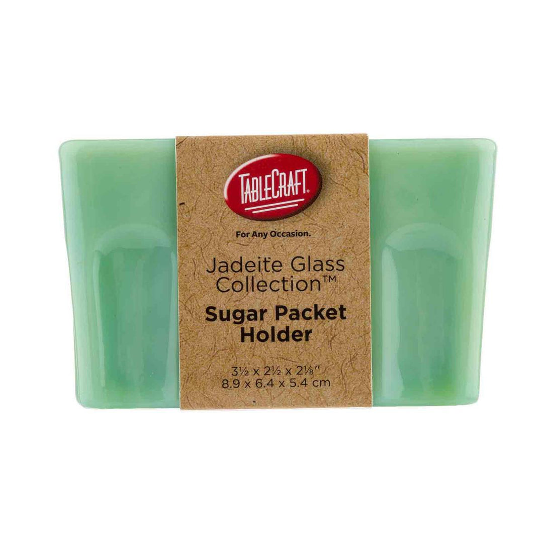 Jadeite Glass Sugar Packet Holder Jadeite Glass Sugar Packet Holder