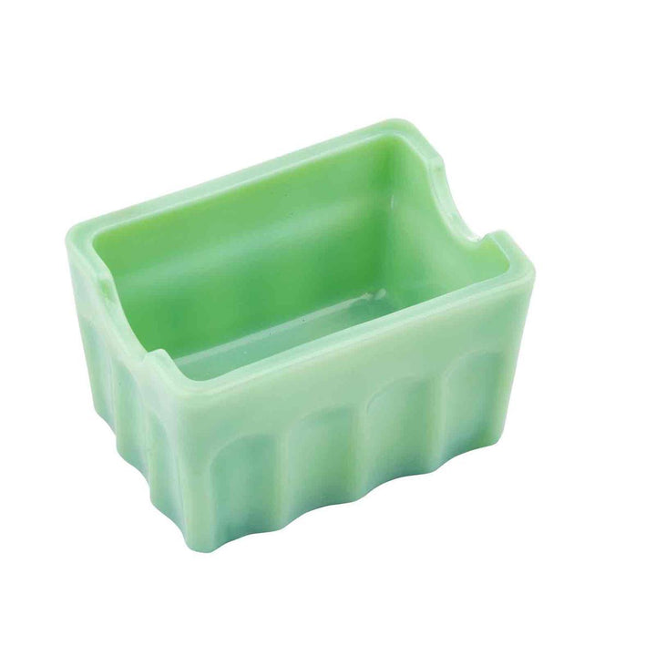 Jadeite Glass Sugar Packet Holder Jadeite Glass Sugar Packet Holder
