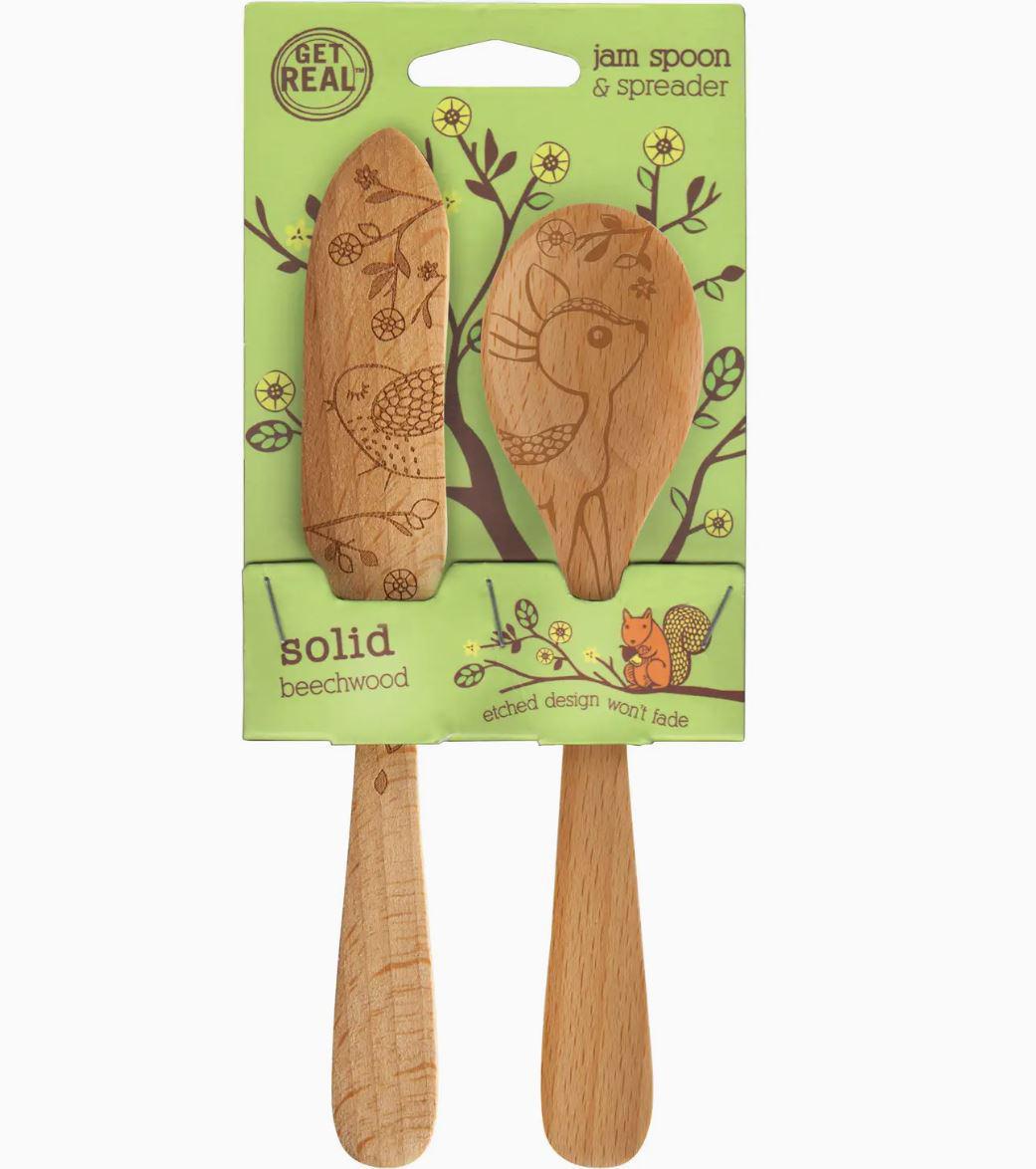 Woodland Sauce Spoon Jam Spoon and Spreader Set