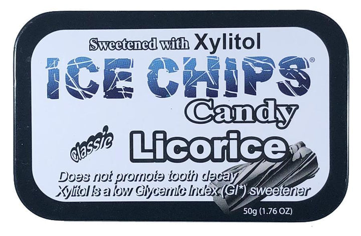 Ice Chips® – The Good for You Candy! Licorice Ice Chips® – The Good for You Candy!