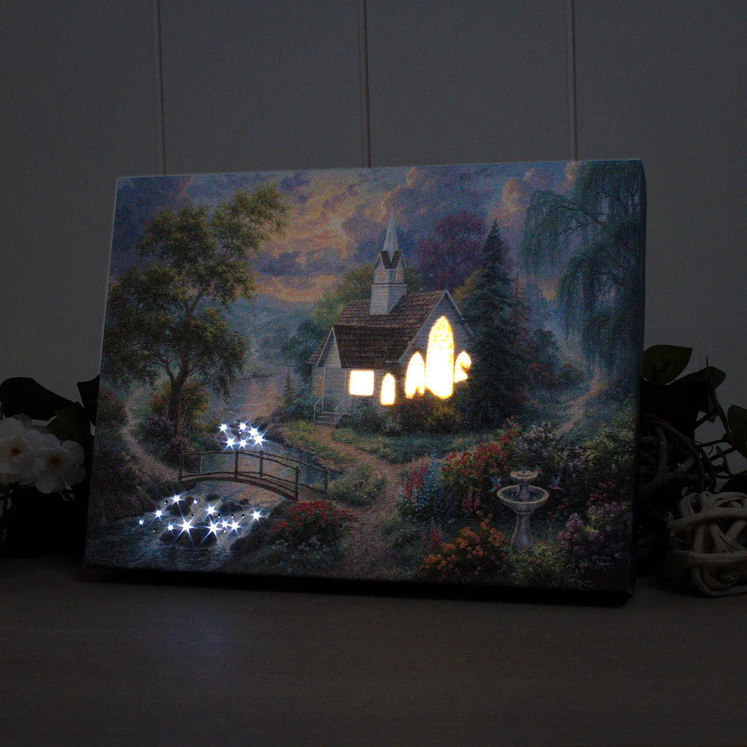 Lighted Tabletop Canvas | Light Unto My Path Lighted Tabletop Canvas | Light Unto My Path
