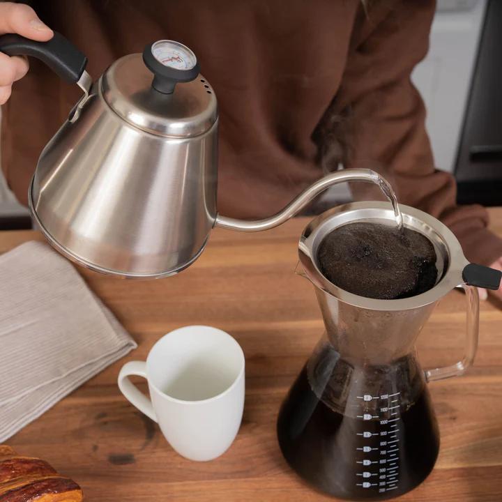 London Sip RiteTemp Stainless Steel Goose Neck Kettle