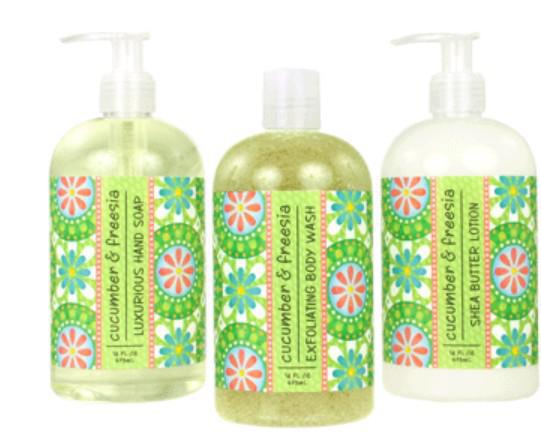 Luxurious Botanical Liquid Soap | Cucumber & Freesia Luxurious Botanical Liquid Soap | Cucumber & Freesia