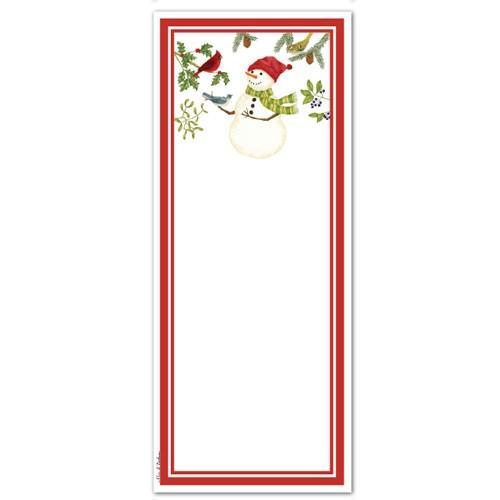 Magnetic Note Pad | Feathered Friends & Snowman Magnetic Note Pad | Feathered Friends & Snowman
