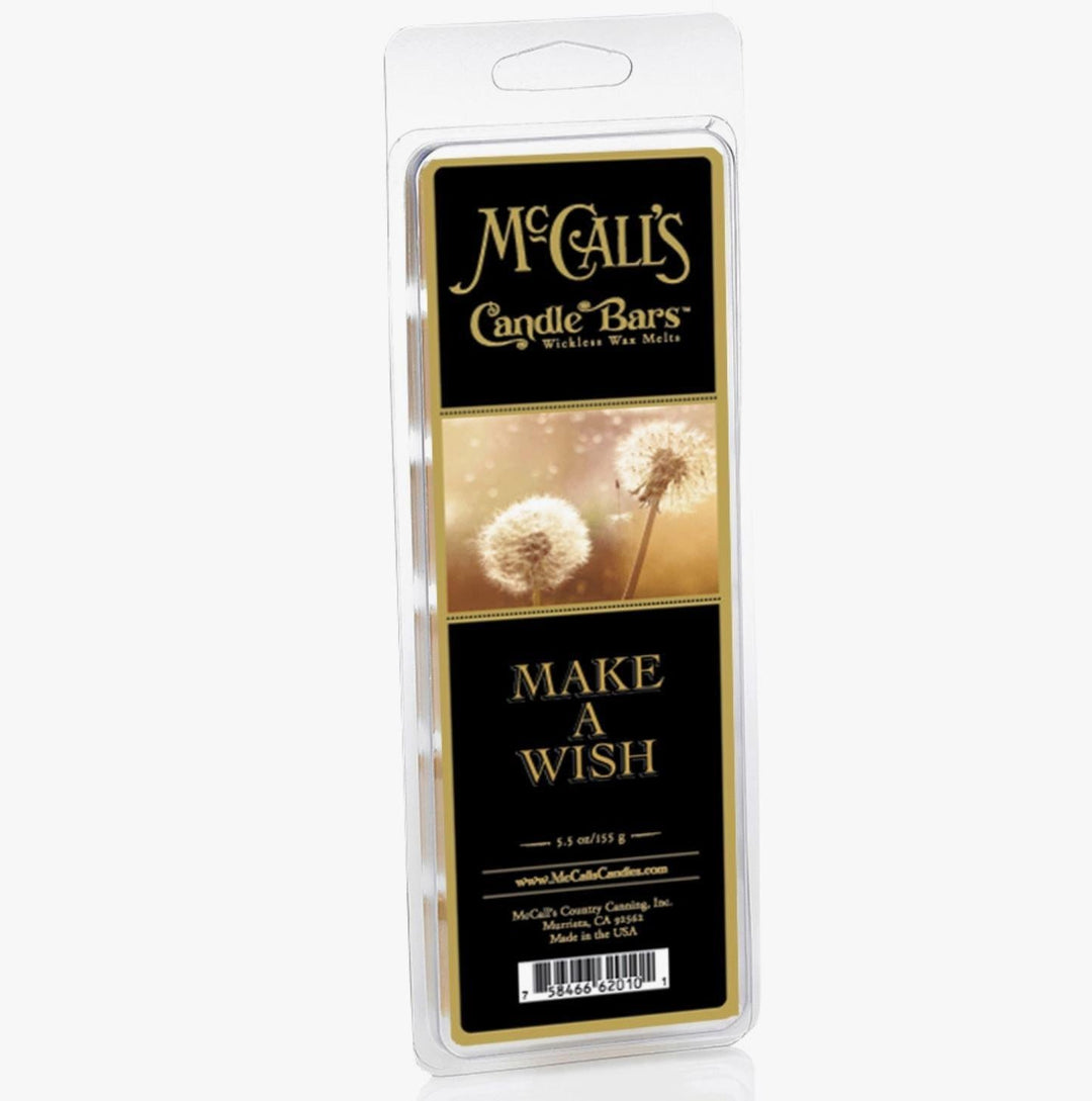 McCall's Candle Bars Wax Melts | Make A Wish