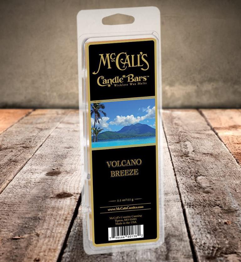 McCall's Candle Bars Wax Melts | Volcano Breeze