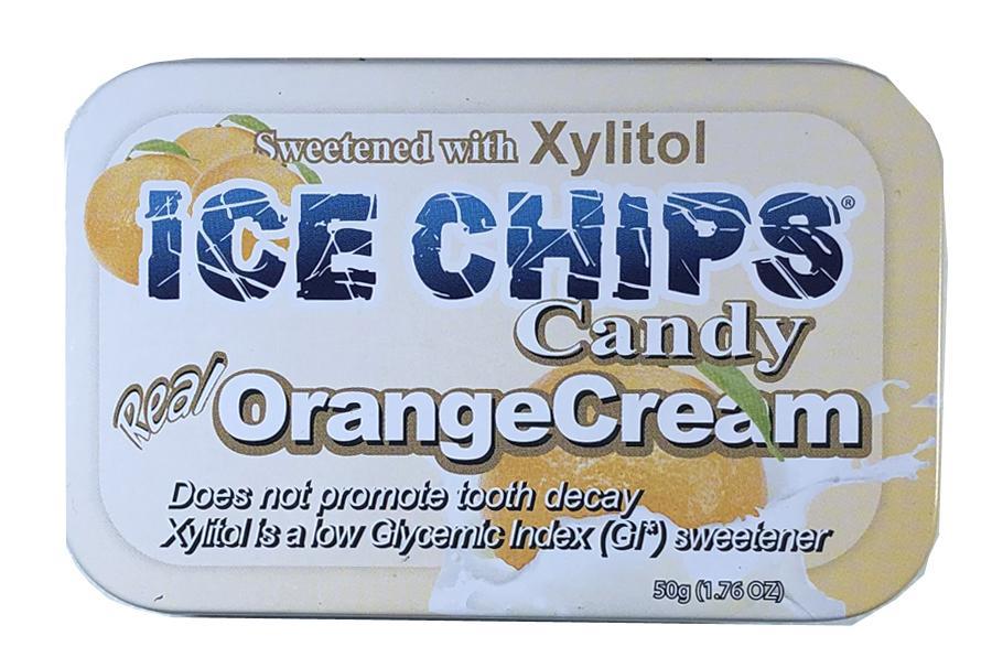 Ice Chips® – The Good for You Candy! Orange Cream Ice Chips® – The Good for You Candy!