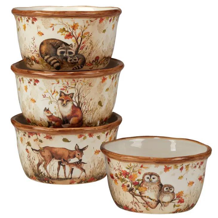 Pine Forest Ice Cream Bowl