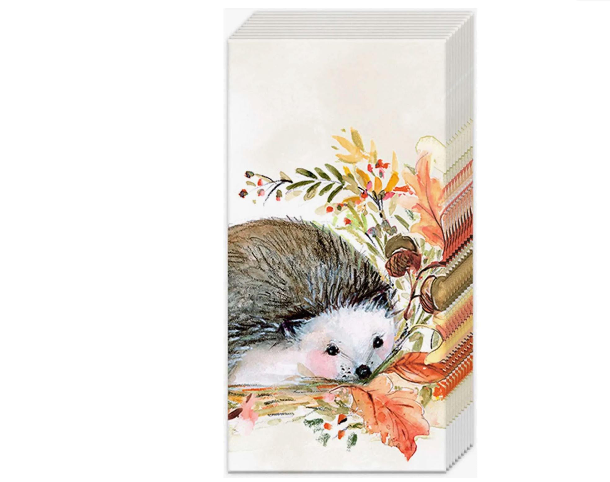 Pocket Tissues |Sweet Hedgehog Fall