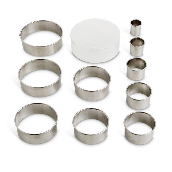 Round Cookie Cutter Set of 10