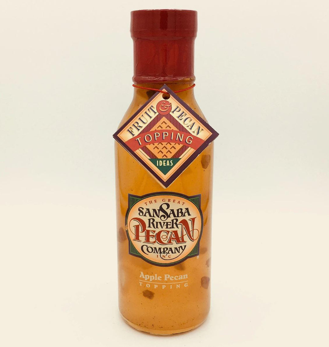 San Saba River Pecan Co. Sweet Toppings Apple Pecan Syrup