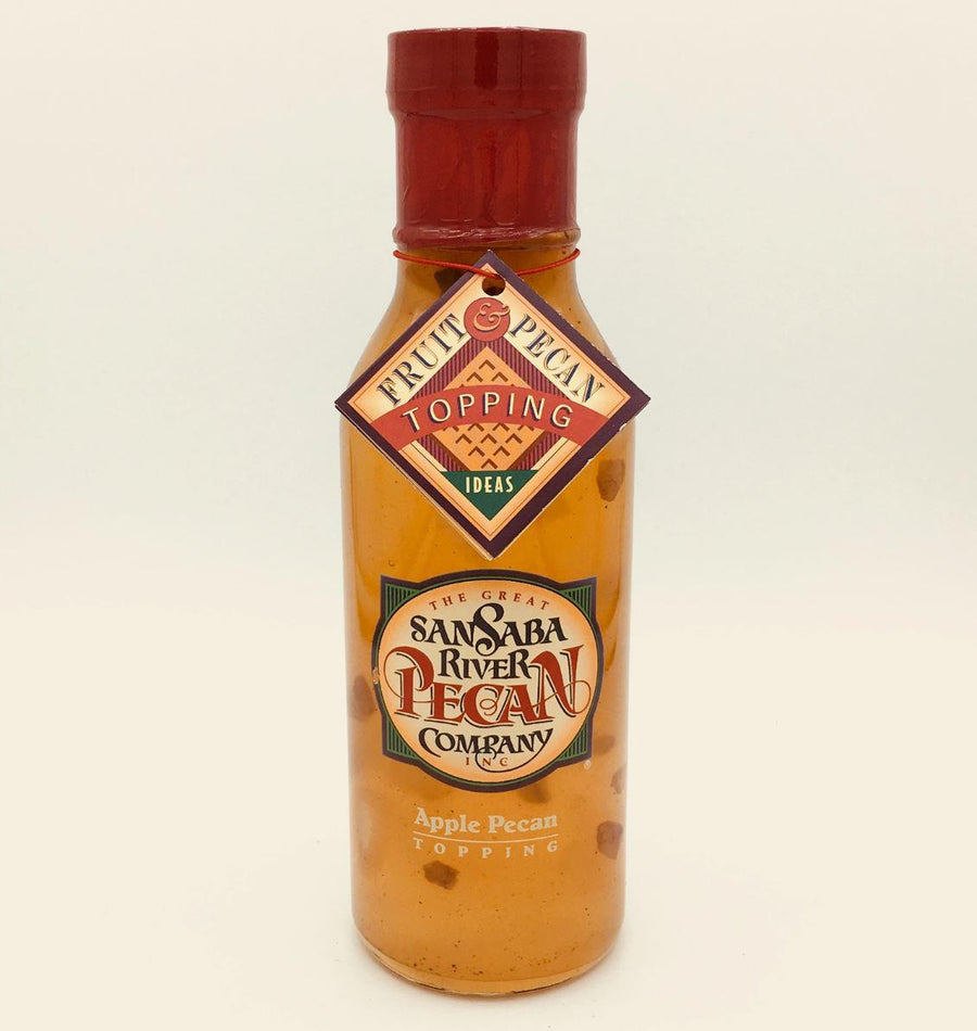 San Saba River Pecan Co. Sweet Toppings  Apple Pecan Syrup