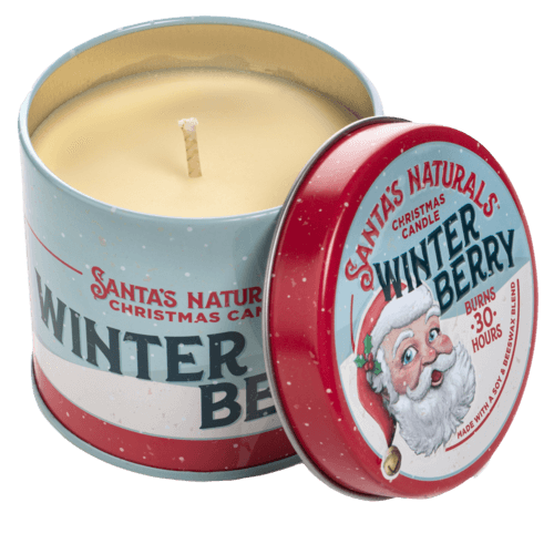 Santa's Naturals Candle | Winter Berry