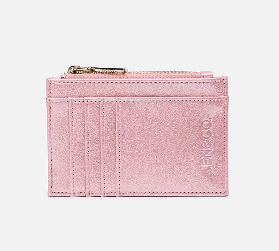 Sia Card Holder Wallet | Rose Quartz