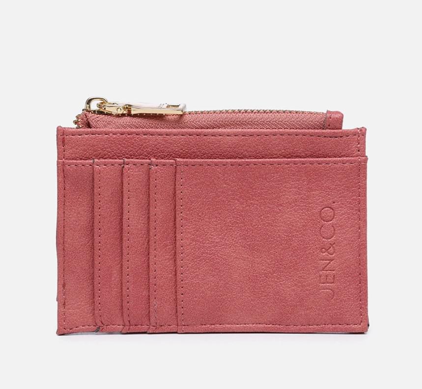 Sia Card Holder Wallet | Terracotta