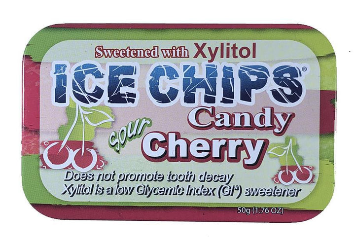 Ice Chips® – The Good for You Candy! Sour Cherry Ice Chips® – The Good for You Candy!