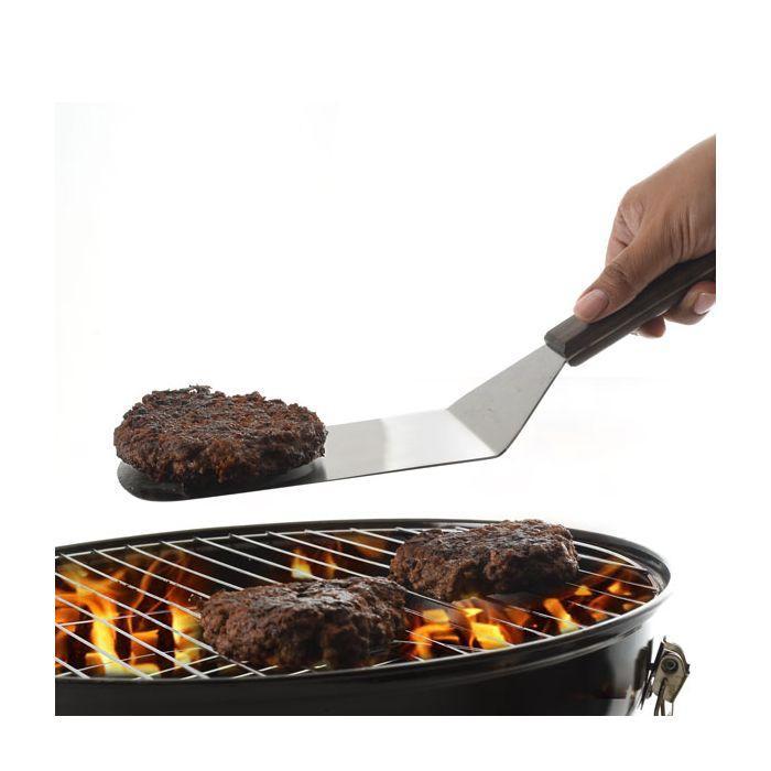 Spatula Stainless Steel with Wood Handle 13" Spatula Stainless Steel with Wood Handle 13"
